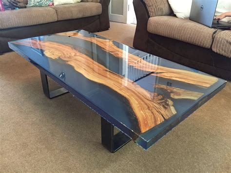 Clear Epoxy Resin Coffee Table Crystal Clear Epoxy Resin Half Gallon Kit Fiberglass Coatings