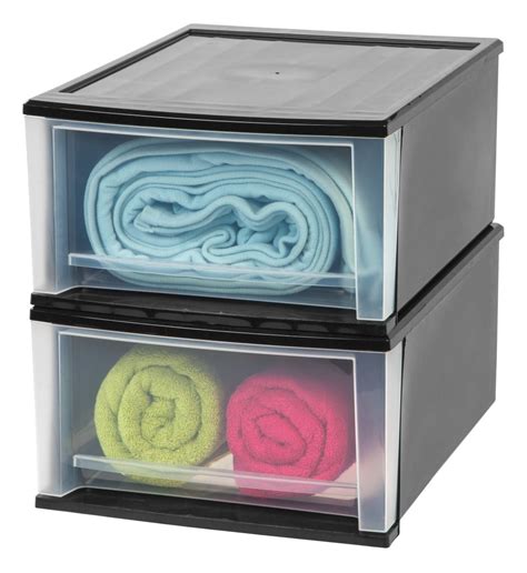 Clear Plastic Storage Drawers Stackable I Wouldn T Store Anything