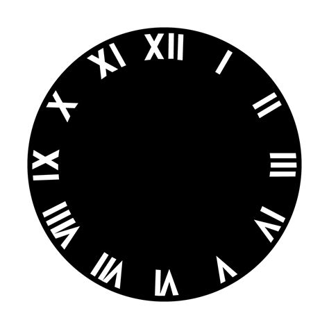 Clock Roman Numerals Ap2505