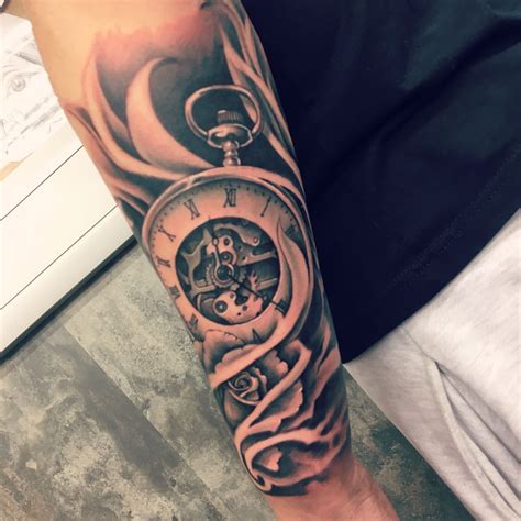 10 Unique Clock Sleeve Tattoo Designs to Inspire You