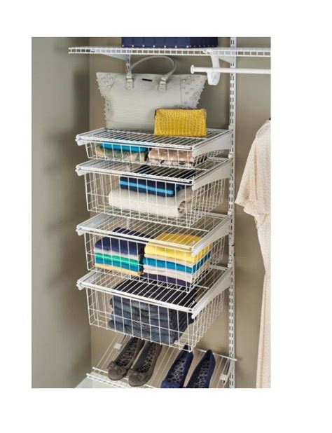 Closetmaid 17 In D X 21 In W X 27 In H Shelftrack 4 Drawer Kit Steel