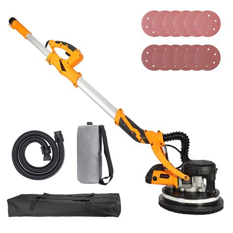 Co Z 850W Drywall Sander With Vacuum Attachment Dust Collector Electric Pole Sander Machine For