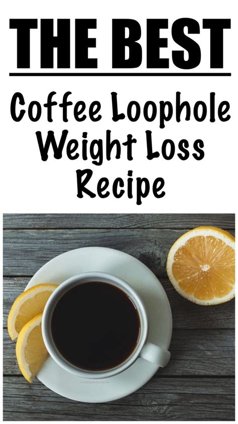 Coffee Loophole for Weight Loss Uncovered