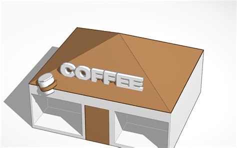 Design a Coffee Shop in Tinkercad