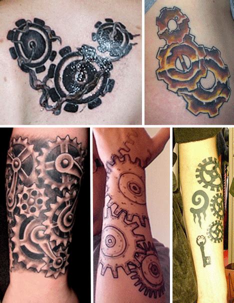 Cogs And Ink 28 Cool Steampunk Tattoo Designs That Wow Weburbanist