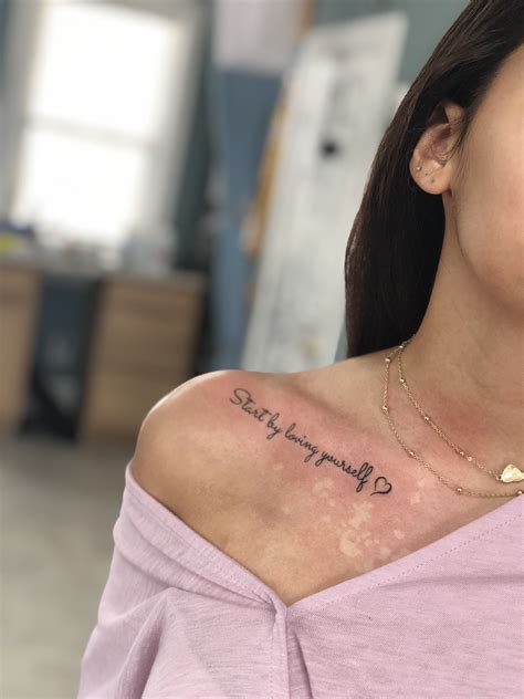 Collar Bone Tattoos for Ladies: Delicate and Dainty Designs