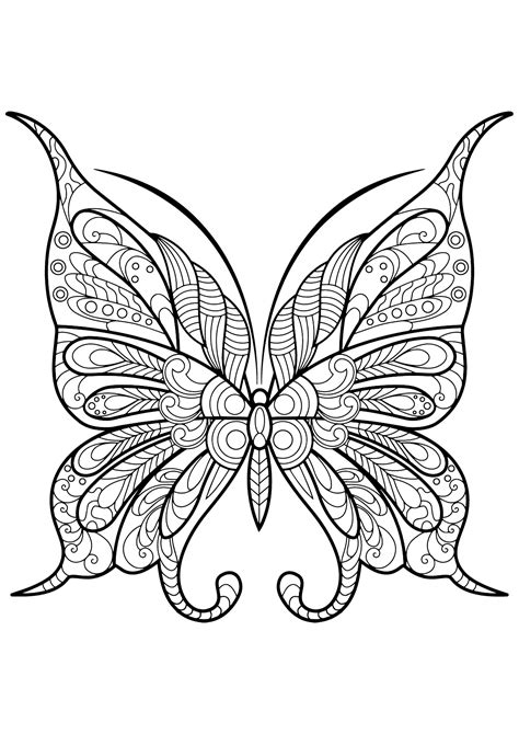 Collection Of Printable Butterfly Coloring Pages Free Printable