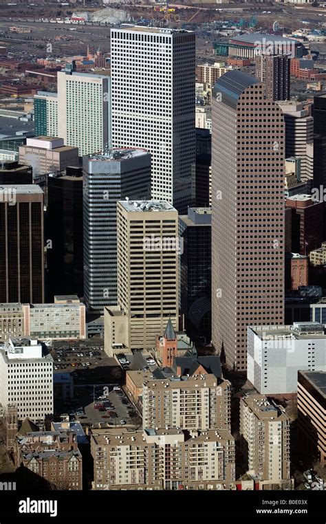 Colorado Co Financial District Wells Fargo Center Aerialarchives Hi Res Stock Photography And