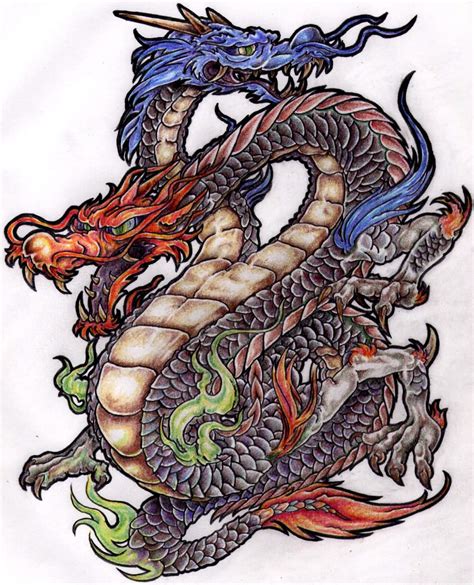 Vibrant Colored Dragon Tattoo Designs to Inspire You