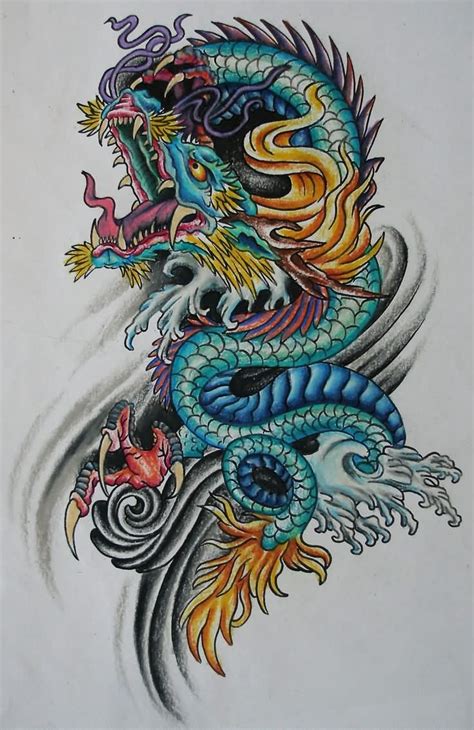 Vibrant Colorful Dragon Tattoo Designs to Inspire You