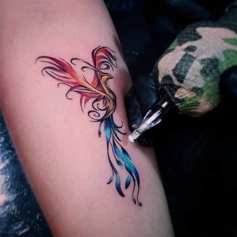 10 Stunning Colorful Phoenix Tattoo Designs to Inspire