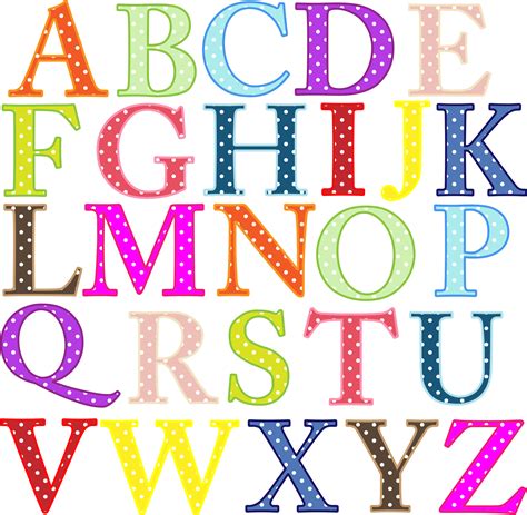 Colorful Printable Alphabet Letters for Kids