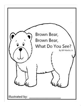 Coloring Brown Bear Brown Bear Printable Book Pdf Kids And Adult