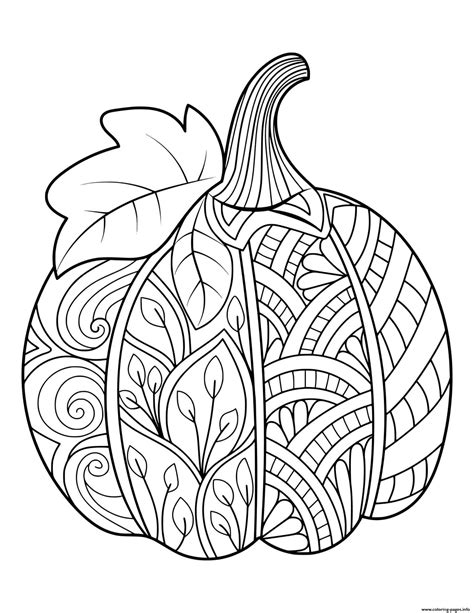 Free Printable Pumpkin Coloring Pages for Kids