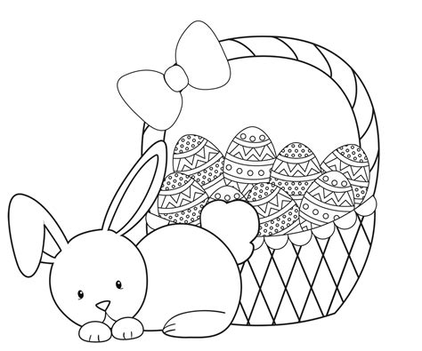 Coloring Pages Easter Bunny Coloring