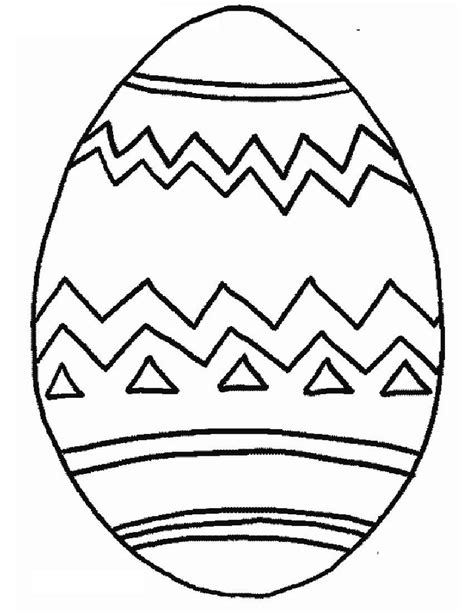 Coloring Pages For Easter Eggs Printable