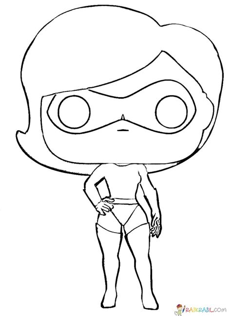 Coloring Pages Funko Pop Print Popular Character Figures