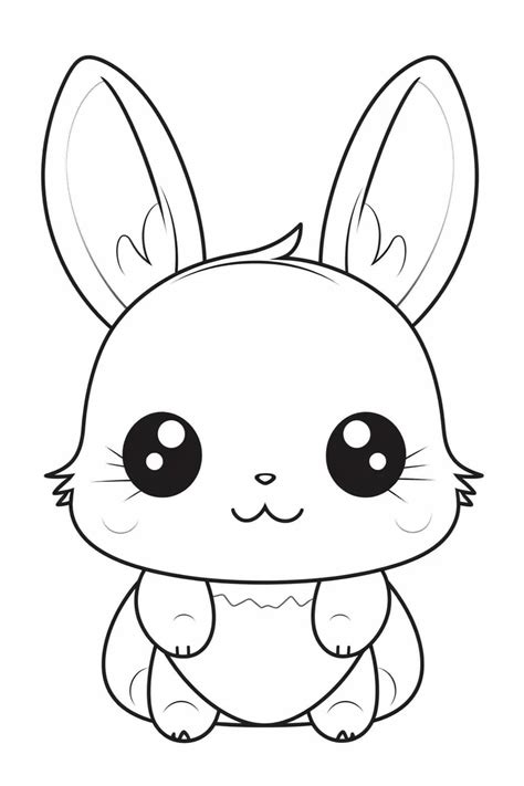 Coloring Pages Of Cute Bunnies