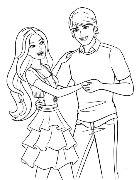 Coloring Pages Printable Barbie Subeloa11