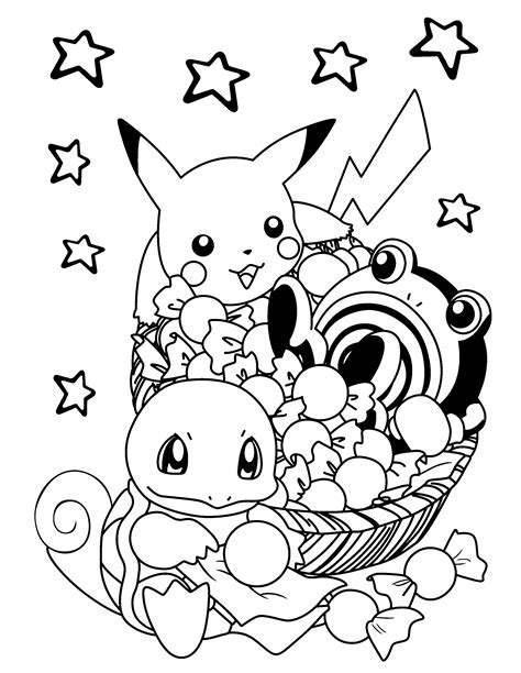 5 Free Printable Pokémon Coloring Pages