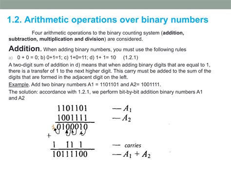 Computer Arithmetic Operations Pptx Free Download