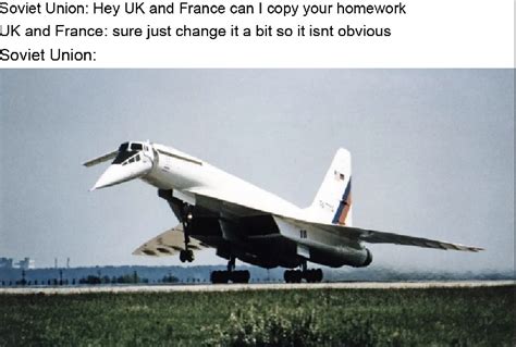 Concorde Vs Tu 144 Meme Subido Por Scottishtwat Memedroid