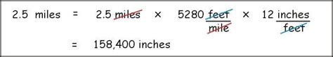Convert Miles To Inches