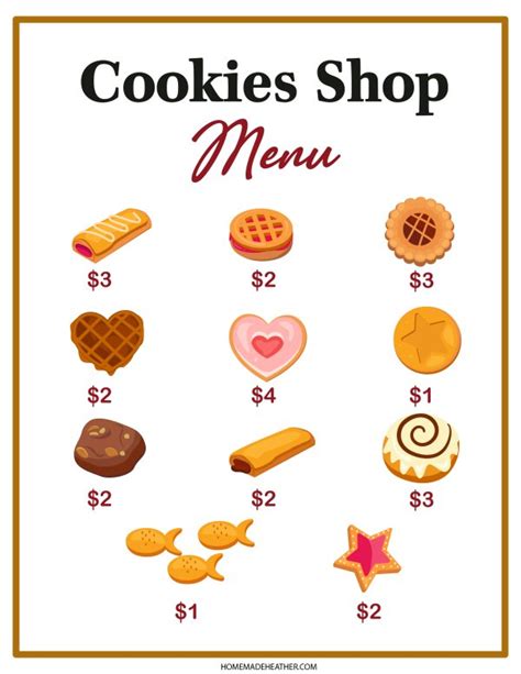 Cookie Printable Shop