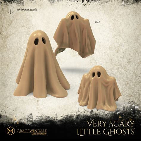 5 Cool Ghost 3D STL Models to Download