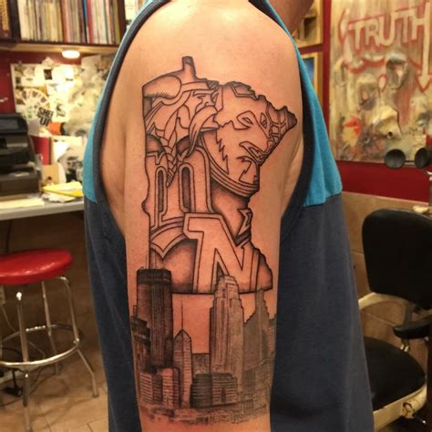 Cool Mn Sports Tat Ink Tattoo Minnesota Tattoo Tattoos