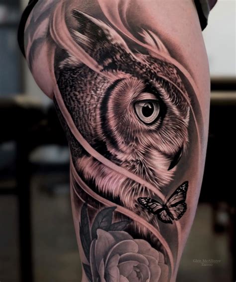 Cool Owl Tattoo Designs Photos