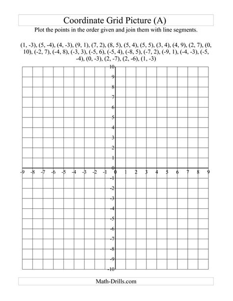 Coordinate Grid Super Teacher Worksheets Answer Key Thekidsworksheet