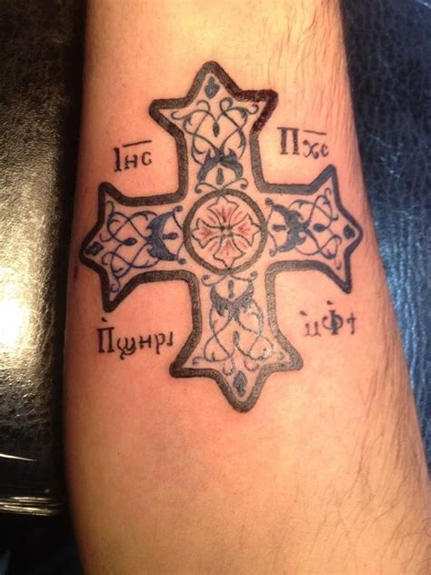 Coptic Cross Tattoo Coptic Cross Catholic Tattoos Tattoos