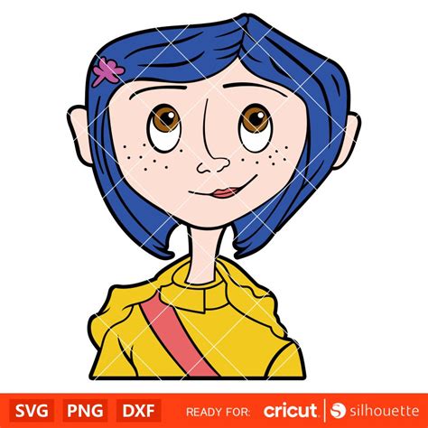 Coraline Button Eyes Svg Coraline Svg Witch Girl Svg Svgbdadesigns