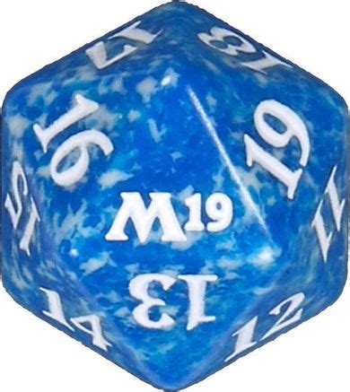 Core Set 2019 Spindown Die Blue Wizards Of The Coast Dice Life