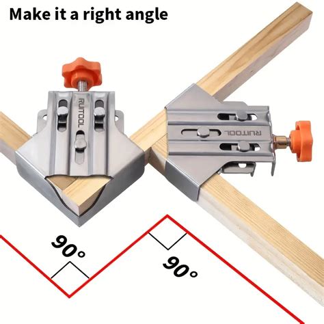 Corner Clamp Stainless Steel 90 Degree Right Angle Clamp Carpenter