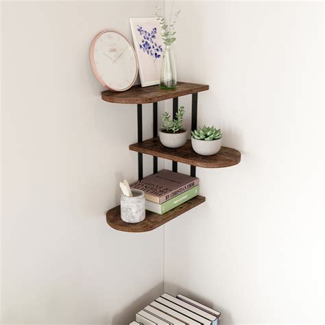 Maximizing Space with Corner Shelves Wall Mounted