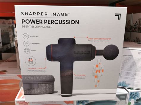 Costco 2437599 Sharper Image Power Percussion Deep Tissue Massager All 2 Costcochaser