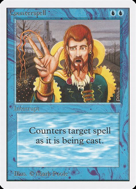 Counterspell Unlimited Edition Magic The Gathering