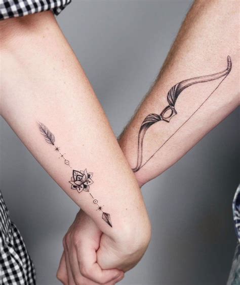 Unique Couple Tattoo Designs for Lovebirds