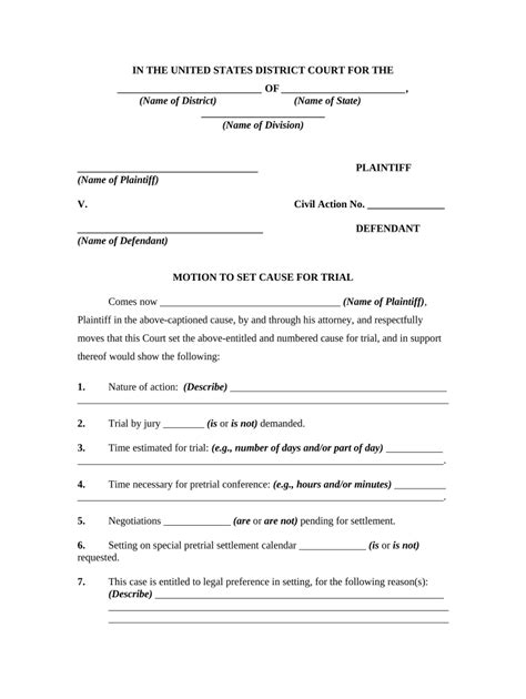 Court Order Doc Template Pdffiller