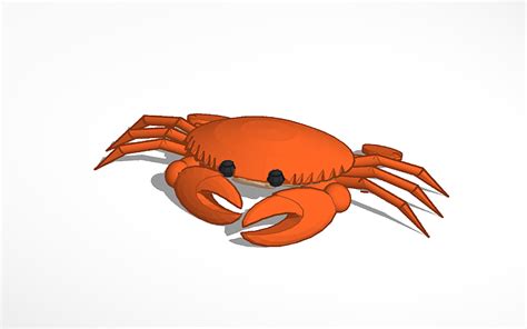 Crab 3D Model Made Easy with Tinkercad