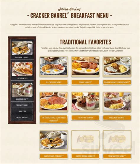 Cracker Barrel Menu