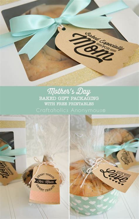 Craftaholics Anonymous Free Mother S Day Gift Packaging Printables