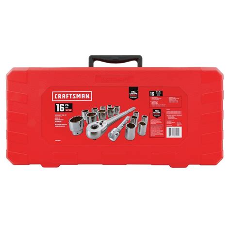 Craftsman 16 Piece 3 4 In Drive Socket Set