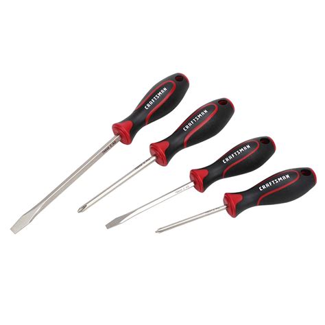 Craftsman 4 Piece Contoured Handle Screwdriver Set Shop Your Way