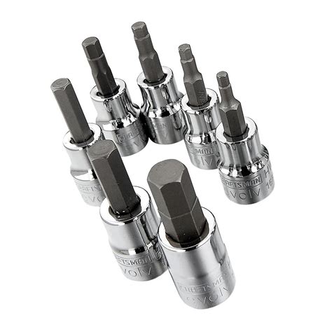 Craftsman 7 Pc Hex Bit Socket Set Sae