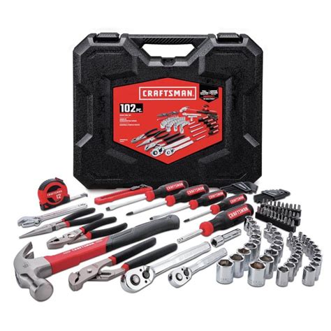 Craftsman Cm 102 Piece Mixed Mechanics Tool Set At Lowes Com