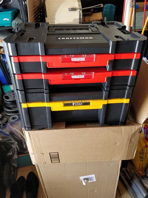 Craftsman Versastack And Dewalt Tstak Drawers For Days Dewalt Power Tool Forum Tools In Action