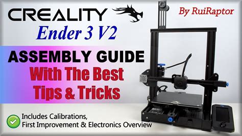 Creality Ender 3 V2 Assembly Guide With Tips Tricks Youtube